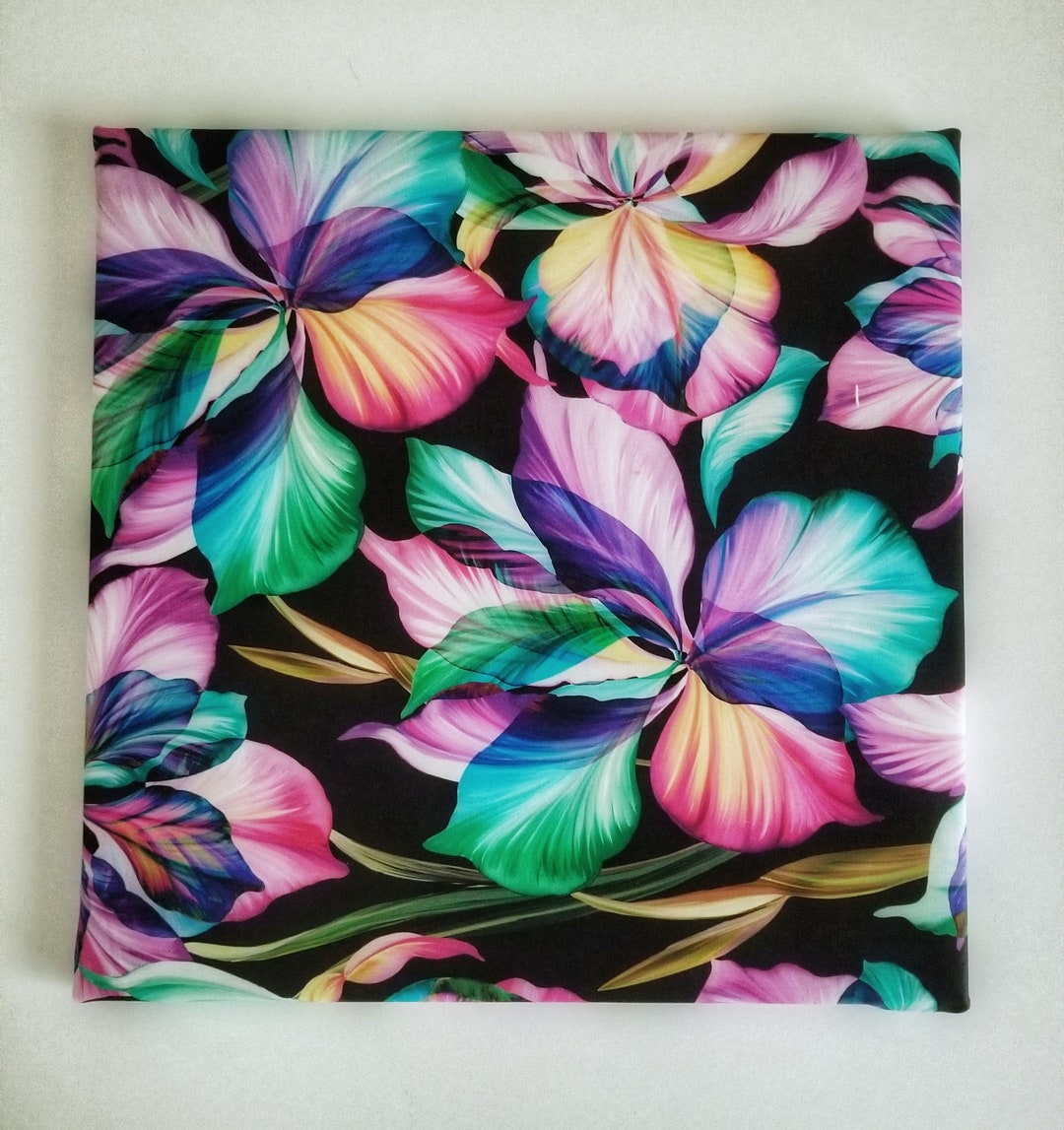 Watercolor Floral Fabric Wall Art Decor Etsy