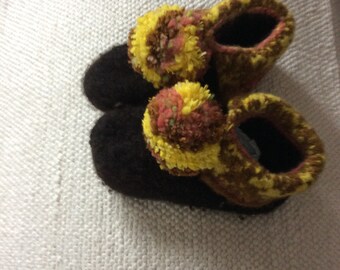 Pom ti Pom felted slippers