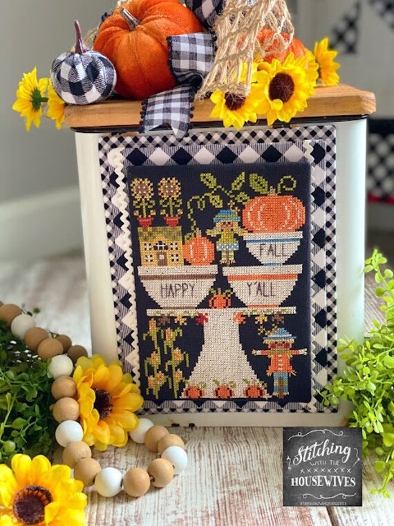 Scarecrow Bakery |Stitching with the Housewives | New Cross Stitch Pattern
