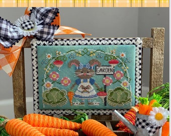 Bunny Garden |Stitching with the Housewives | New Cross Stitch Pattern