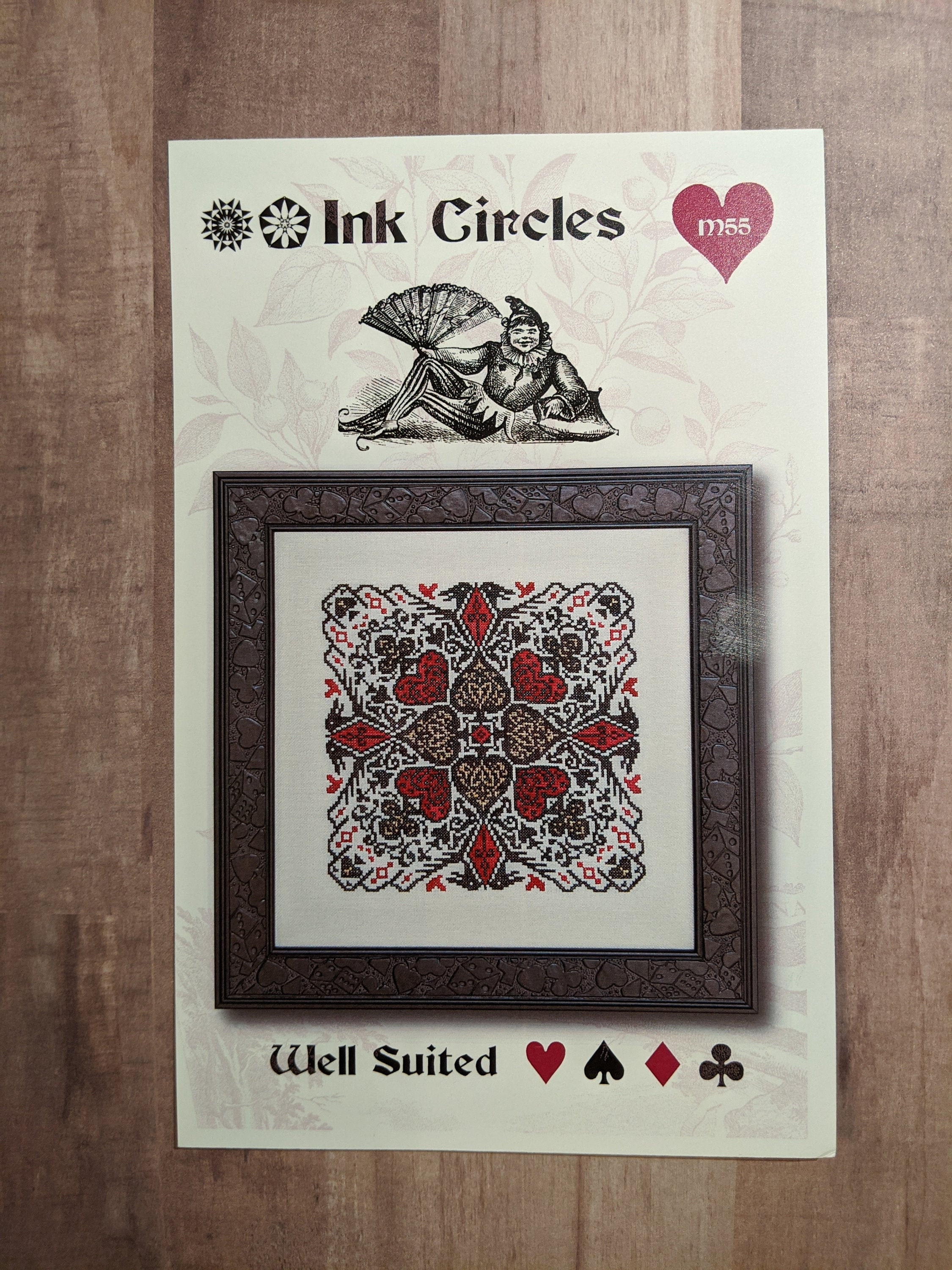 Well Suited by Ink Circles Cross Stitch Pattern.