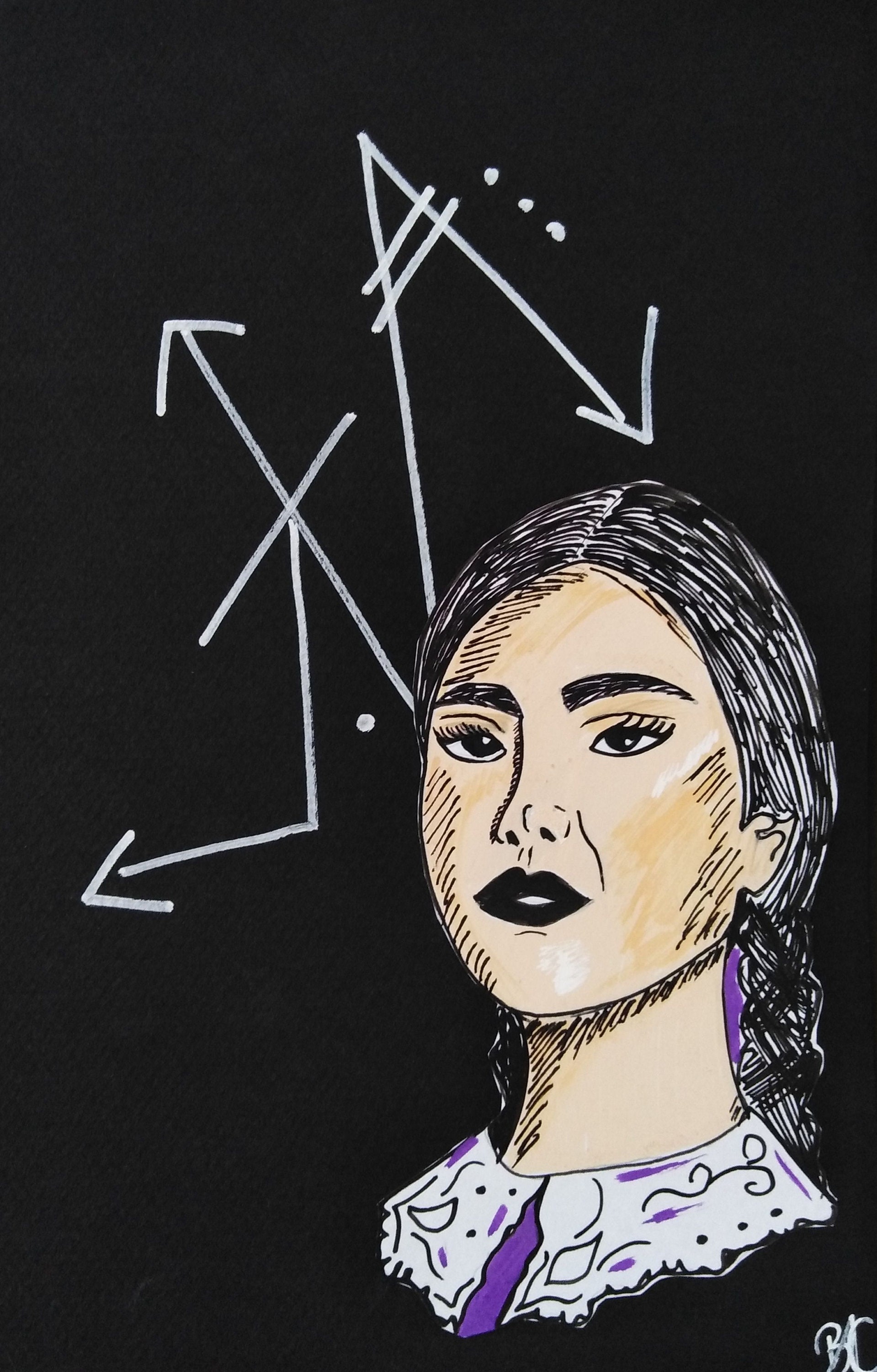 Peinture Illustration Agatha Sigil Witch