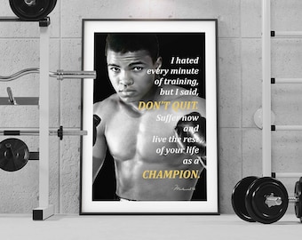 Muhammad Ali Vs. Ken Norton Boxing Match Poster 1976 Old