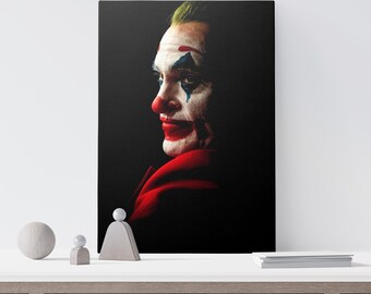 Joker 2019 Joaquin Phoenix Stretched Canvas or Unframed Poster