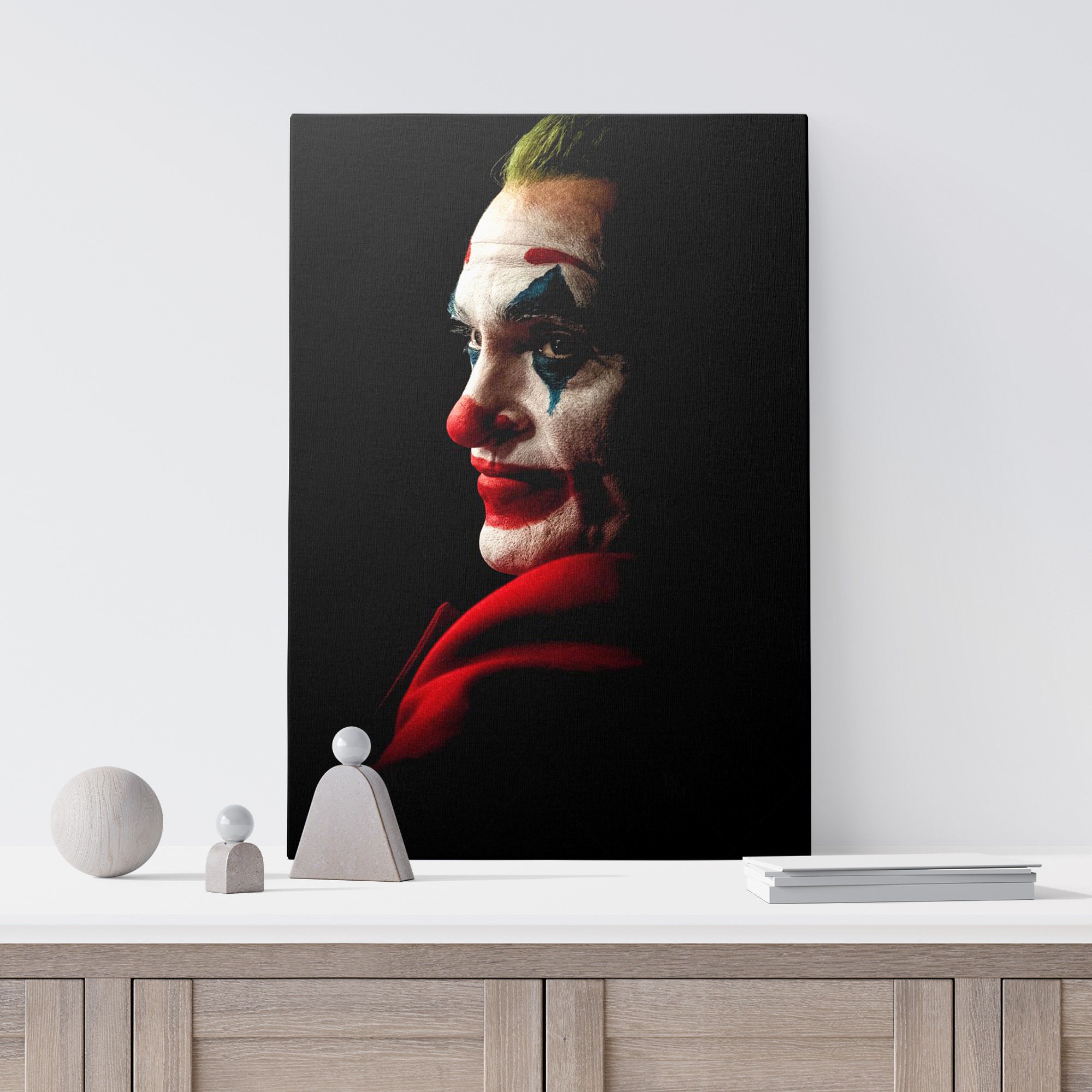 Joker 2019 Joaquin Phoenix Stretched Canvas or Unframed Poster