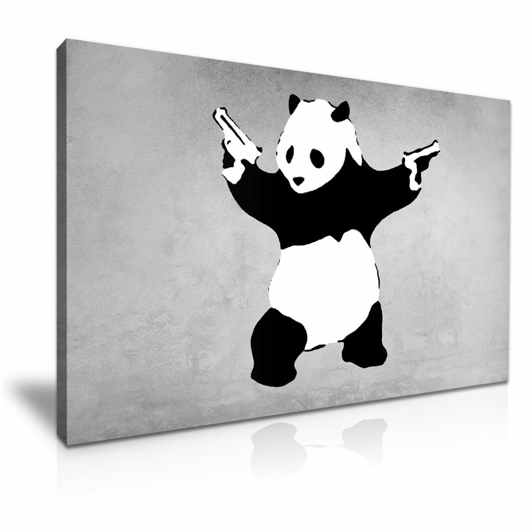 Felpa Con Cappuccio Banksy Panda Guns – Unisex, 10 Colori, Taglie S-5XL, Swagwear - Foto 3