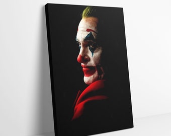 Joker 2019 Joaquin Phoenix Stretched Canvas or Unframed Poster