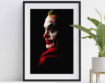 Joker 2019 Joaquin Phoenix Stretched Canvas or Unframed Poster