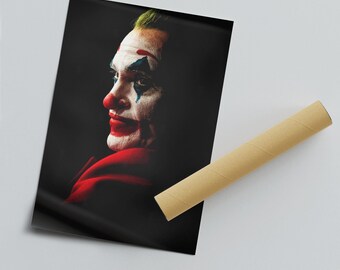 Joker 2019 Joaquin Phoenix Stretched Canvas or Unframed Poster