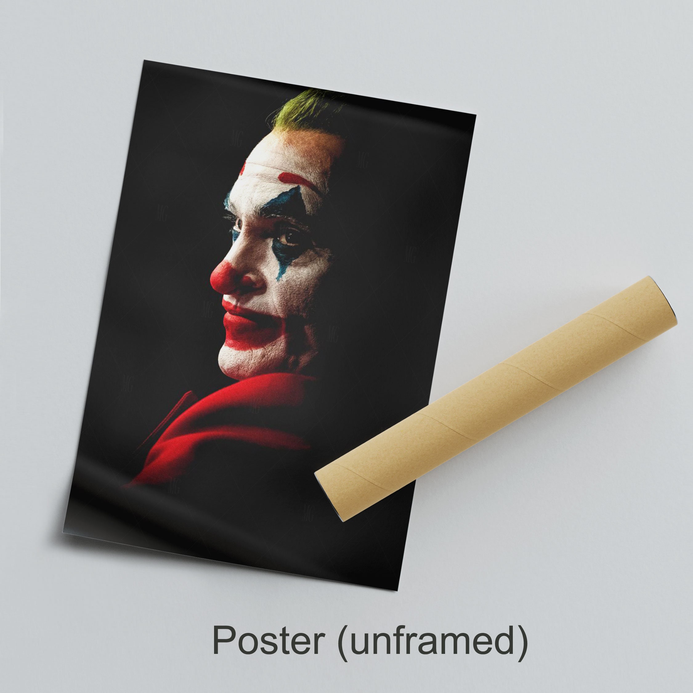Joker 2019 Joaquin Phoenix Stretched Canvas or Unframed Poster