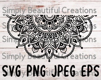 Indian Mandala Svg Etsy