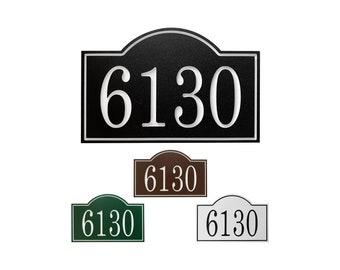 Custom House Number Sign, Address Plaque, Weatherproof