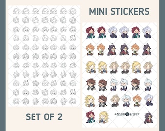 Otome Game Stickers, Chibi Icon Characters, Amnesia, Piofiore