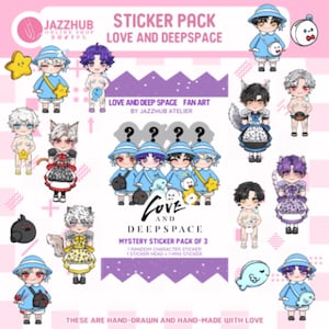 JAZZHUB ONLINE SHOP Love and Deepspace Sticker Pack