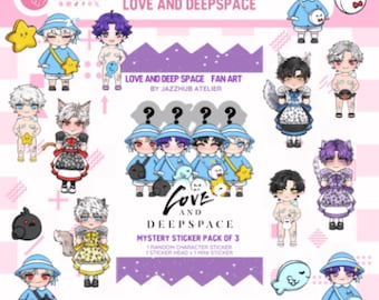 JAZZHUB ONLINE SHOP Love and Deepspace Sticker Pack