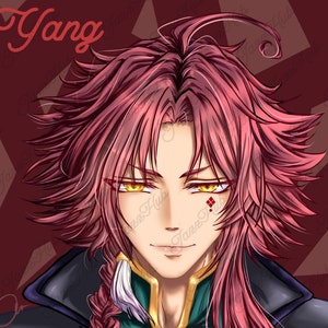 Stampa artistica Piofiore: gioco Otome, personaggio Yang (digitale o fisica)