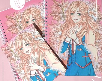 Piofiore Otome Activity Booklet, Coloring Pages, Stickers, Bookmarks