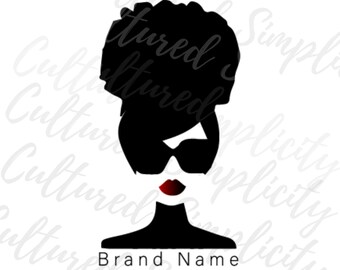 Natural Hair Logo Etsy