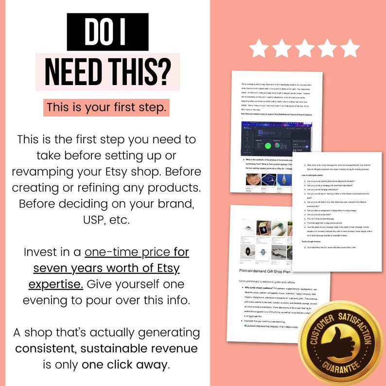 Kit de démarrage Etsy Success de 3 mois et plus - Comment vendre sur Etsy, guide de vente Etsy, guide de la nouvelle boutique Etsy, lot de produits numériques DPP, produits MRR image 7