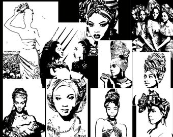 queen coloring page etsy