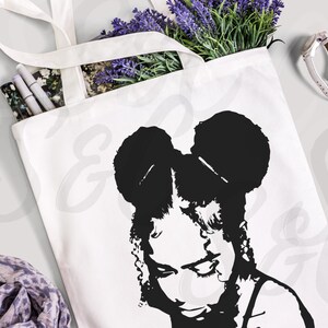 Afro Puffs Curly hair SVG bundle, Black girl SVG bundle, Black Woman SVG bundle, African American digital planner stickers, Afro woman svg zdjęcie 8