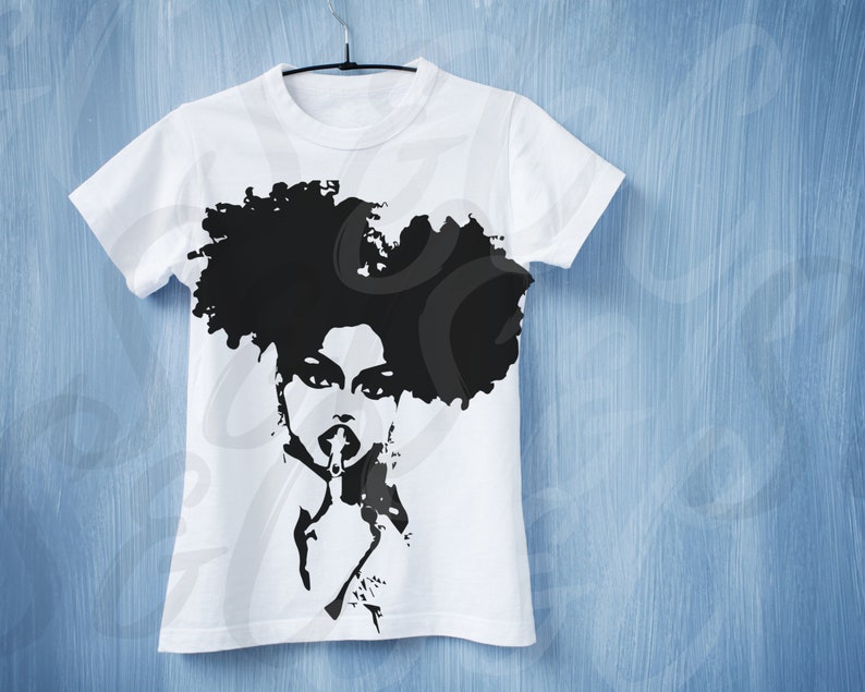 Afro Puffs Curly hair SVG bundle, Black girl SVG bundle, Black Woman SVG bundle, African American digital planner stickers, Afro woman svg zdjęcie 5