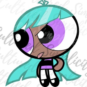 Bliss Powerpuff girls shirt SVG, Black Powerpuff Girl SVG, kid black girl svg, Black girl magic, Little Black girl power SVG,Nickelodeon Svg