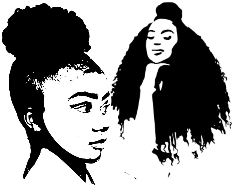 Download Curly girl Summer SVG bundle of 6 Black girl SVG bundle | Etsy