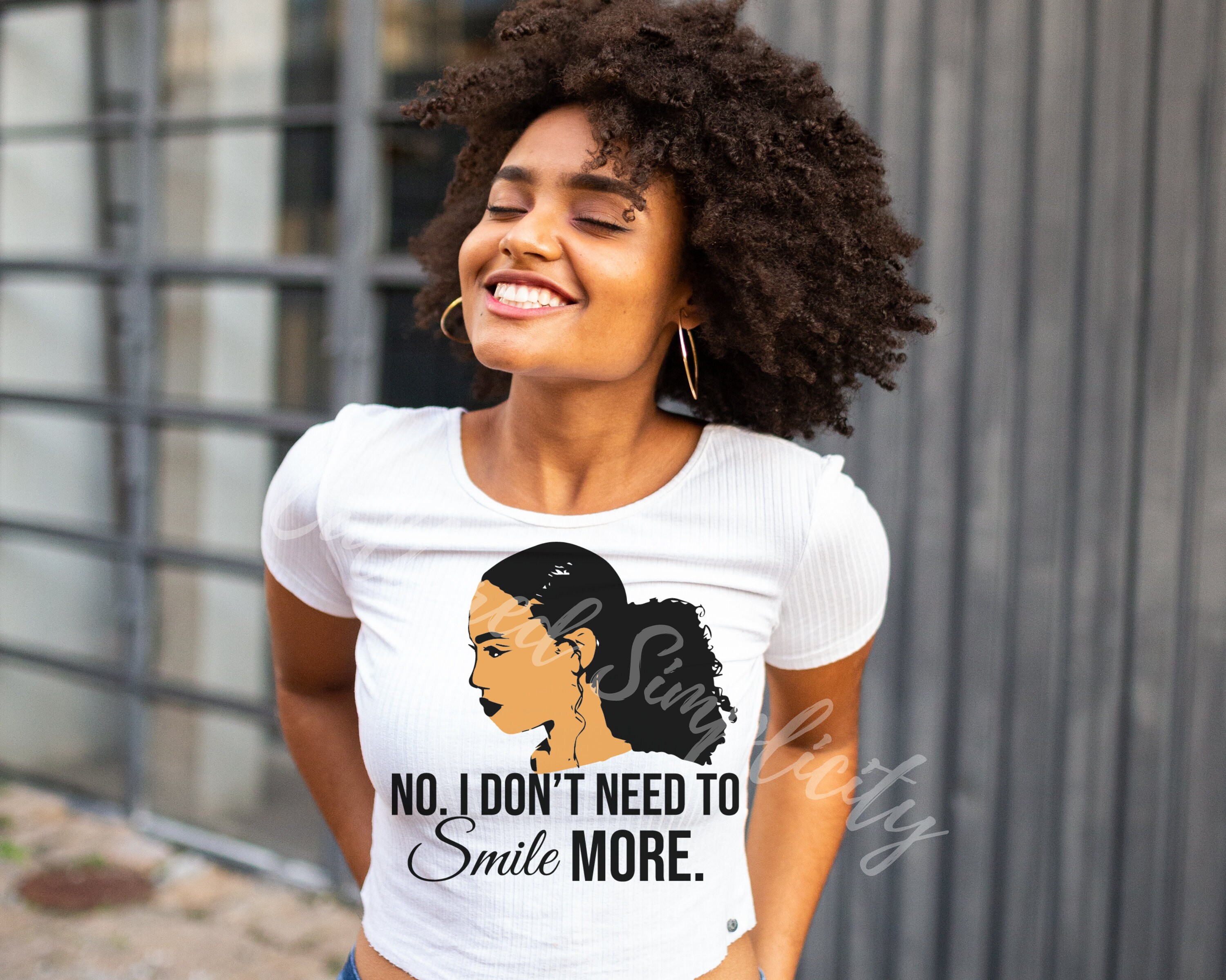 Download No I shouldn't smile more Unapologetic Black girl SVG | Etsy