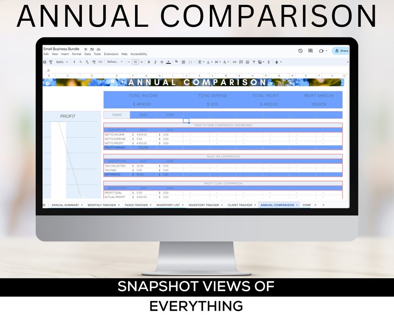 Freelancer template Google Sheets small business template small business bundle project management template client tracker spreadsheet crm image 6