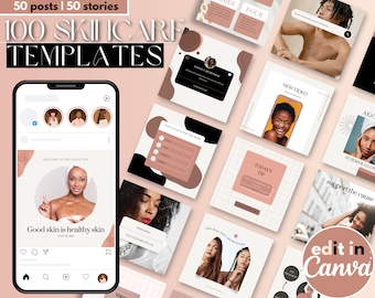 Skincare instagram template Skincare Instagram Post Template Esthetician Template Instagram Esthetician Instagram Template Instagram Post