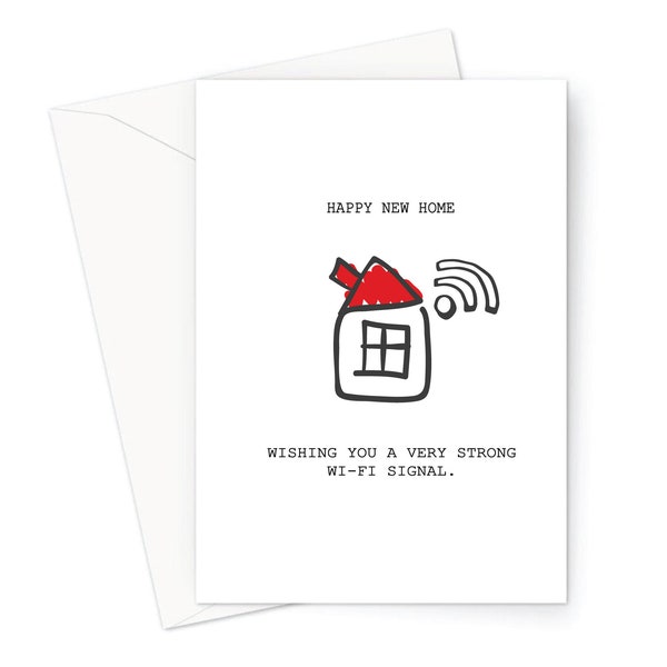 Funny New Home Card Etsy