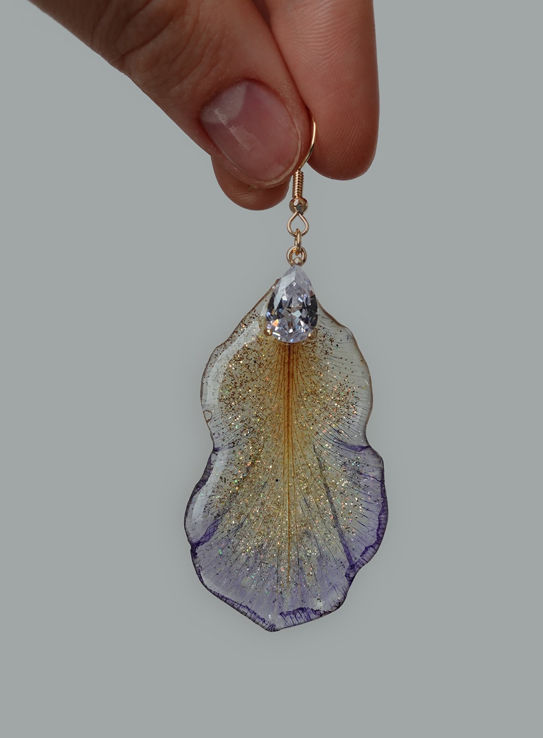 Apricot Petal Earrings