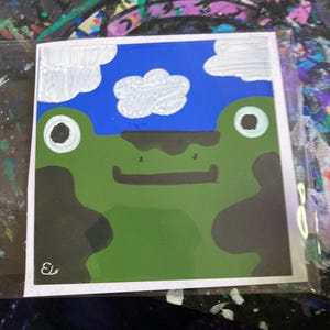 Mystery Art Box - Handmade Buttons, Mini Paintings, Stickers & More for 40!