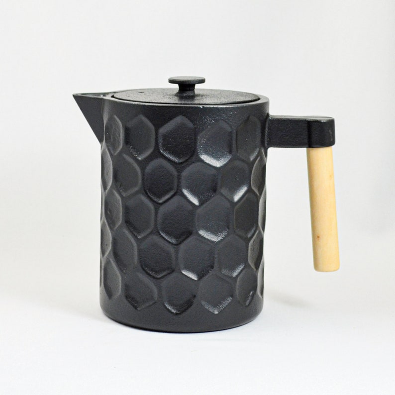 Cast iron teapot Iron can Coffee pot Etsy