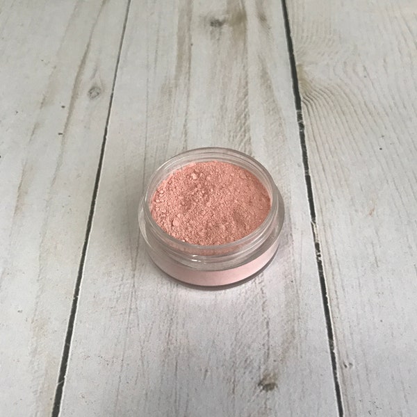 Coral Mineral Blush - Coral Loose Mineral Blush - Natural Blush