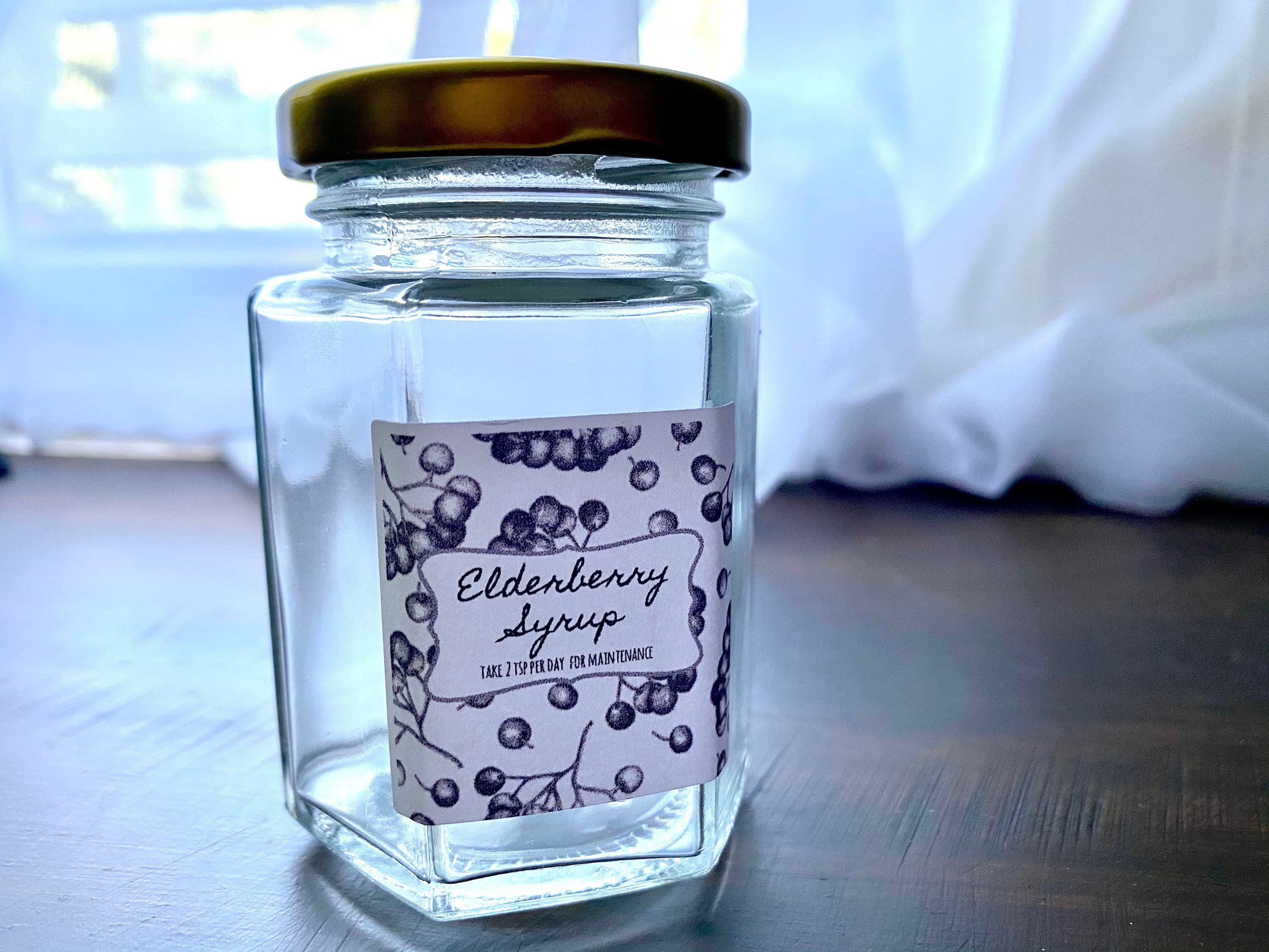 Elderberry Syrup Labels Avery 22805 Elderberry Syrup Print at Home ...