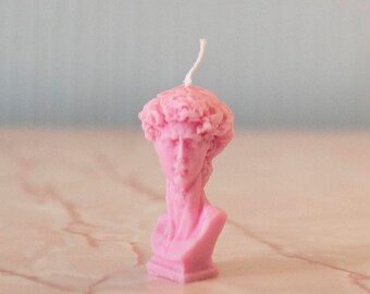 Mini Bust Candle Handmade with Soy Wax