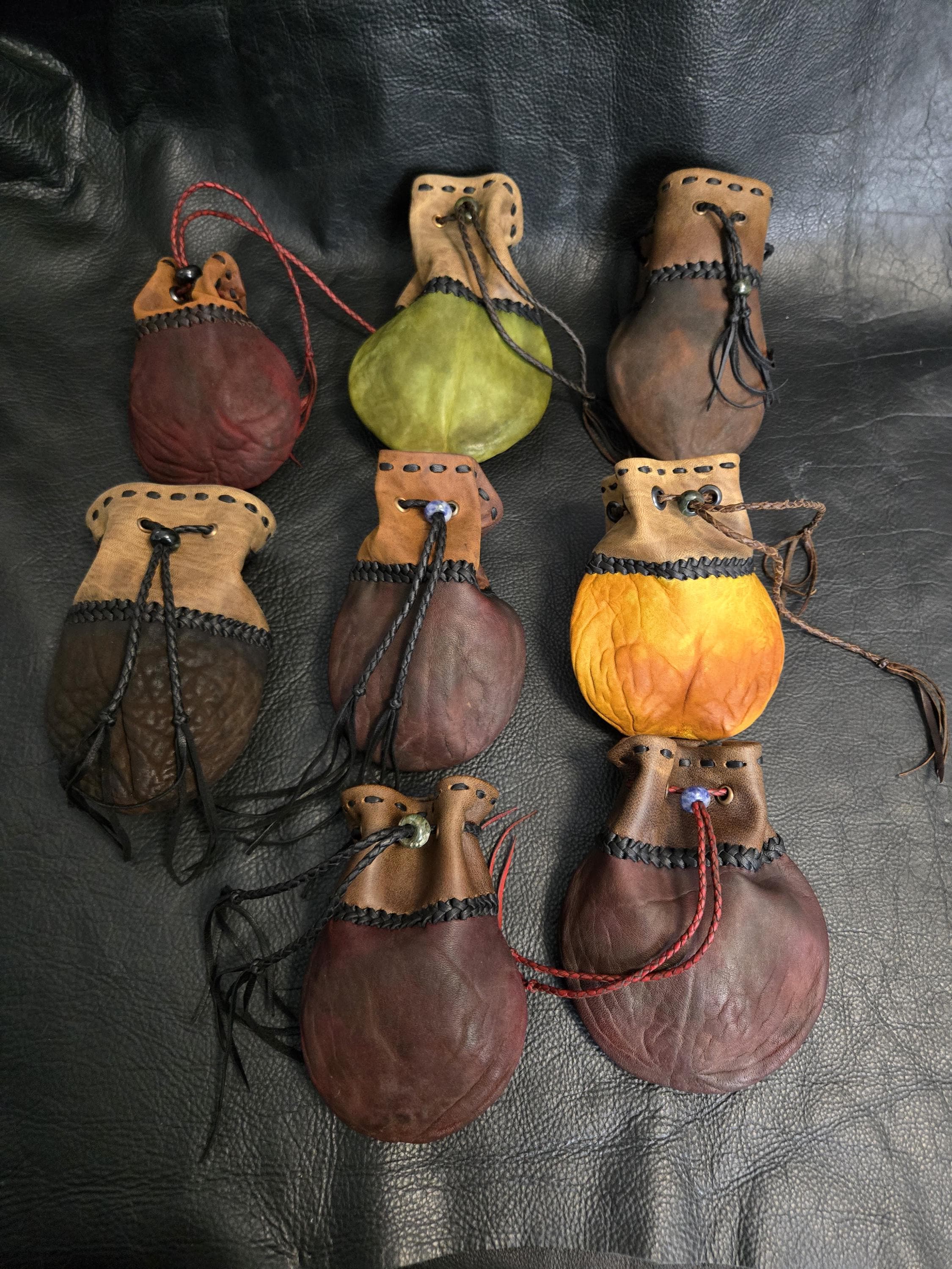 buffalo scrotum tobacco pouch tobacco-pouch Rustic Buffalo Pipe Pouch -