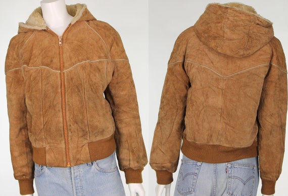 Women's 80s Vintage Bermans Fuax Fur Sherpa Fleece