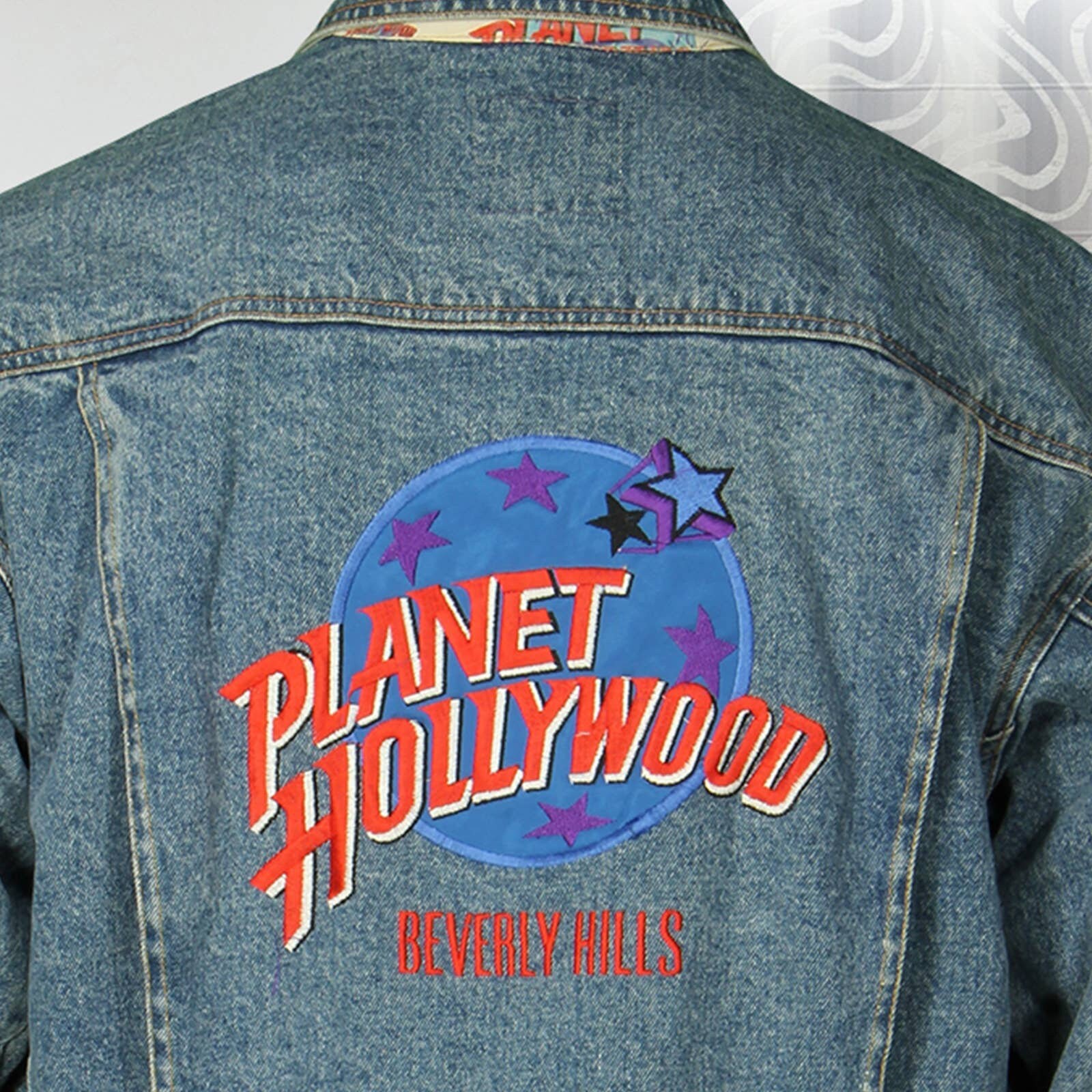 90s Vintage Planet Hollywood Embroidered Beverly Hills Trucker