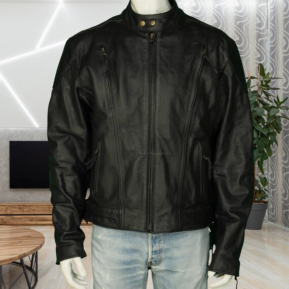 Himalaya motorbike wear leather jacket discount