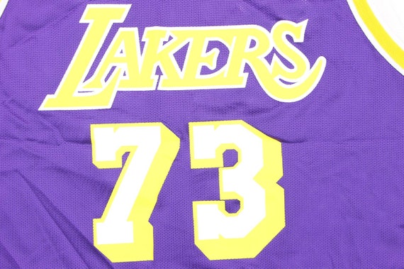 Vintage Dennis Rodman Lakers T-Shirt LA Los Angeles NBA basketball
