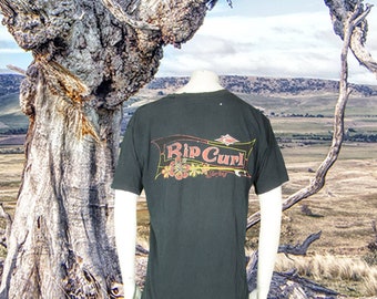 Vintage Rip Curl Surfing Single Stitch T Shirt Tee L