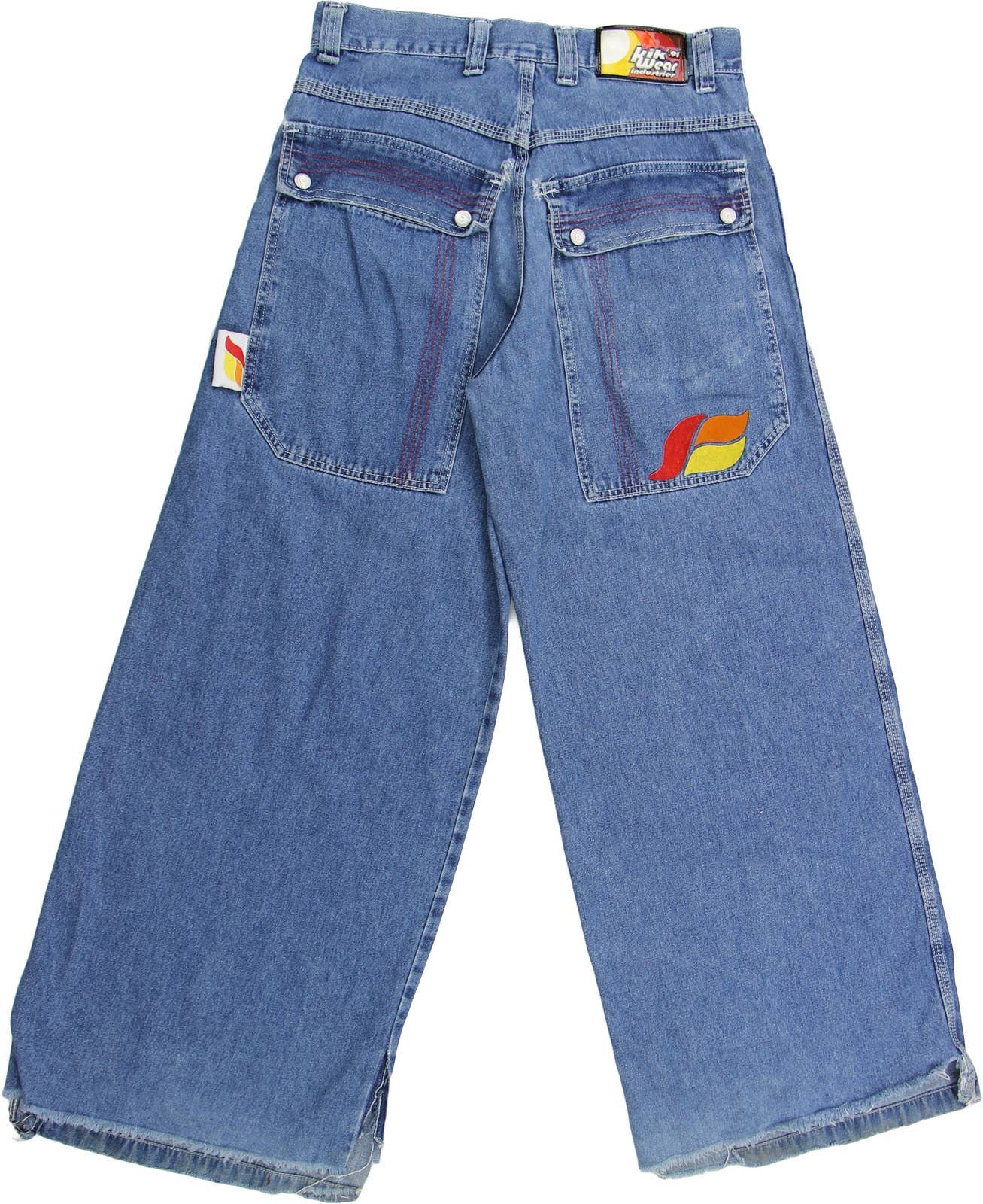90s Vintage Kikwear Kik Wear Industries Baggy Skater Skate - Etsy
