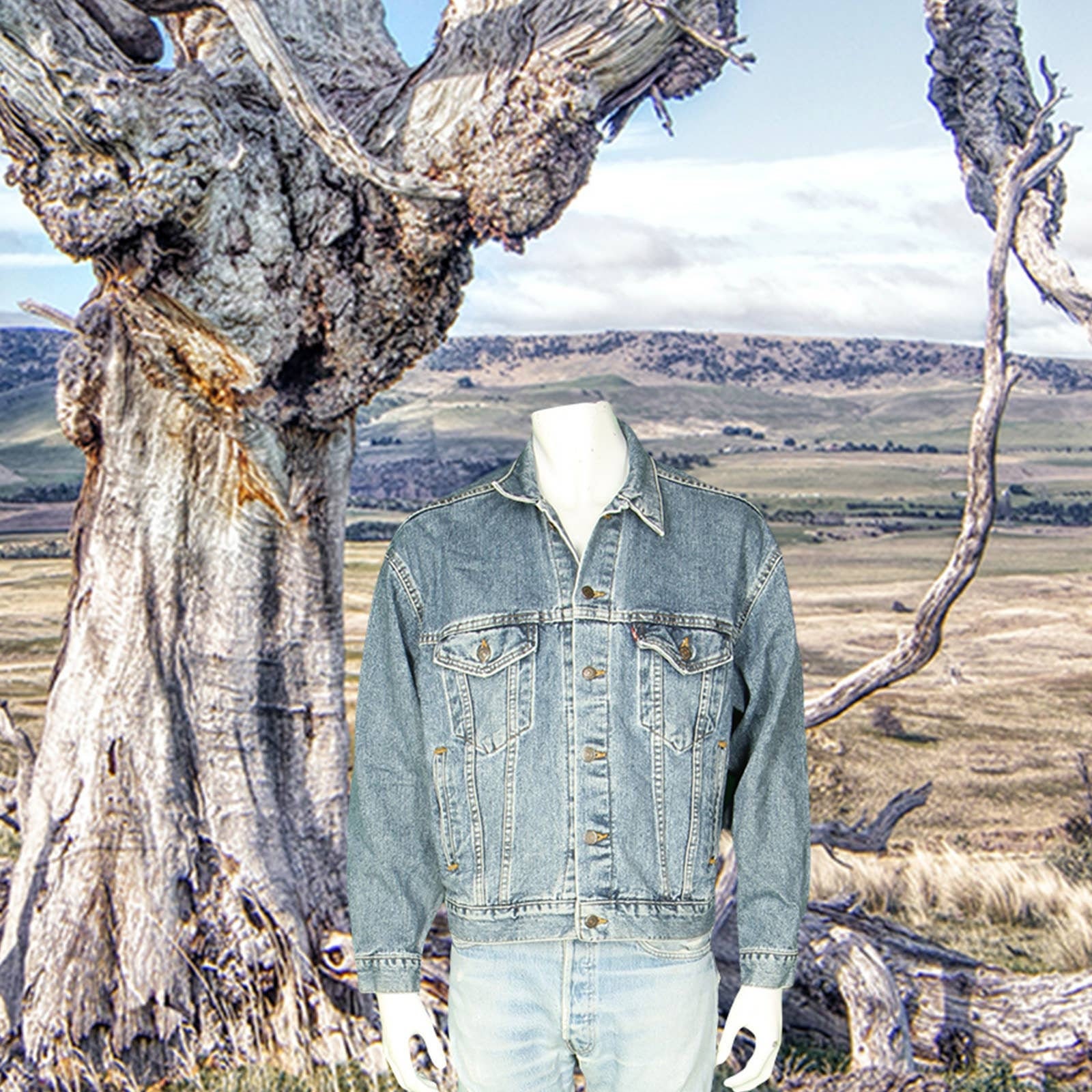 90s Vintage Levi's 70507-4890 USA Made Trucker Denim Jean - Etsy