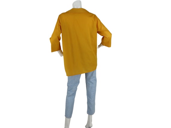 60s 70s Vintage Mustard Yellow School Uniform Jac… - image 3