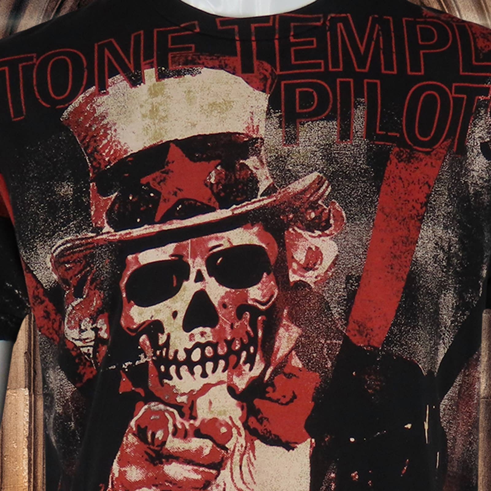 Y2K Vintage Stone Temple Pilots Want You Skull STP Uncle Sam Rock 
