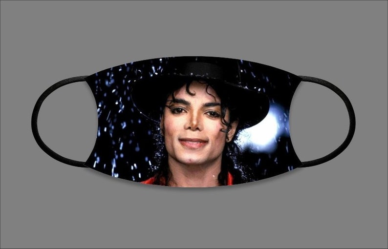 Michael Jackson Custom Face Mask You Can Personalize Etsy