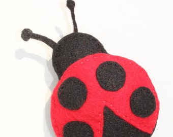 ladybug cat toy